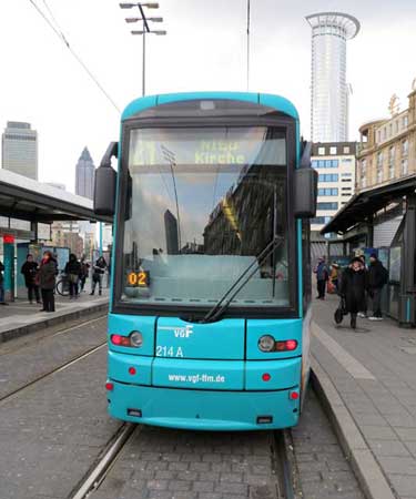 Frankfurt tram Frankfurt tram.